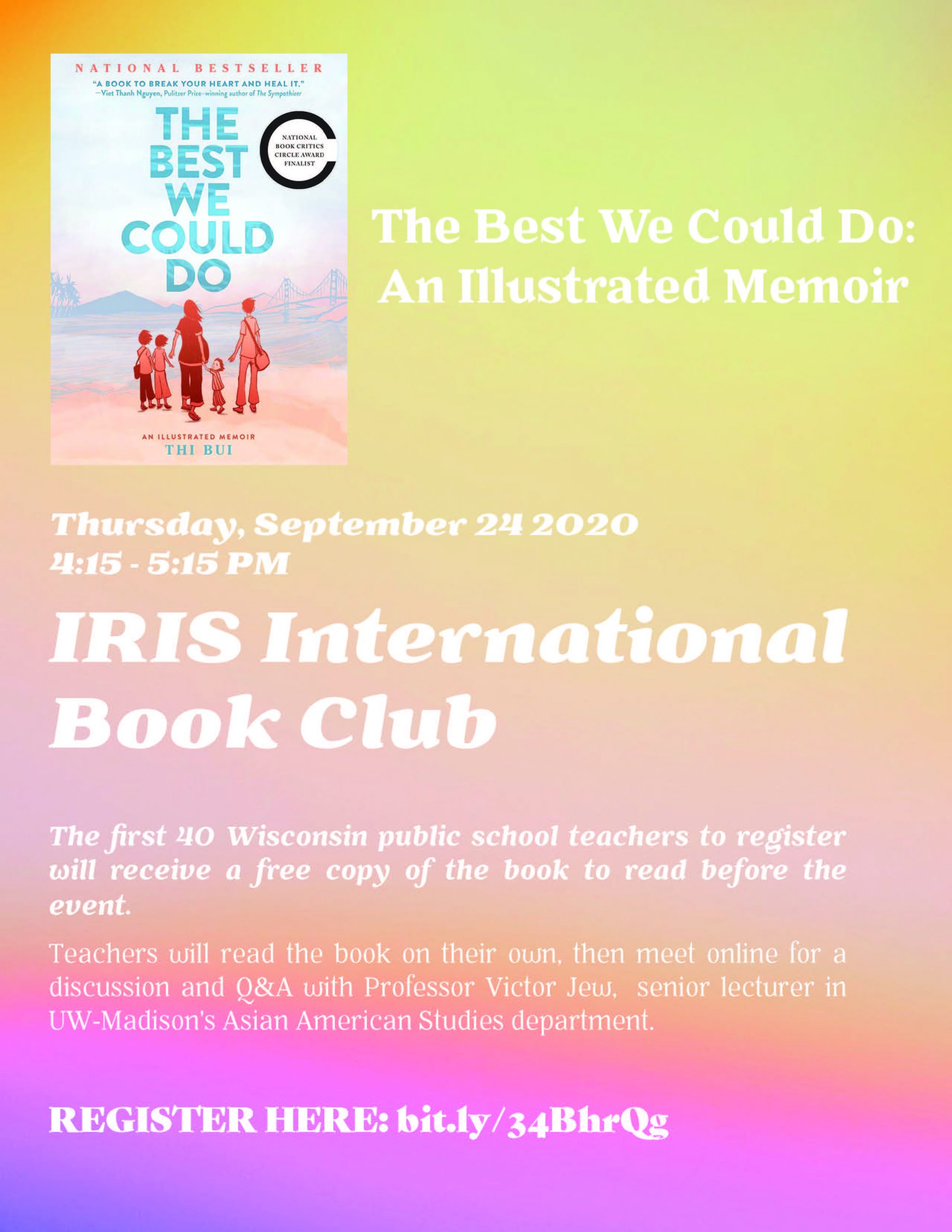 book club flyer