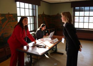 High school students participating in the MODEL UN day